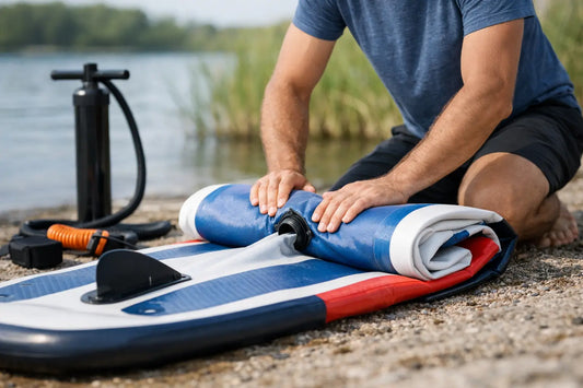 SUP Board abbauen Tipps ohne Luftknall