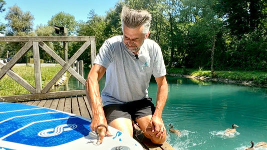 Leises SUP entlüften ohne Knall und Stress