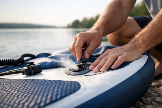 Leises SUP entlüften ohne Knall und Stress