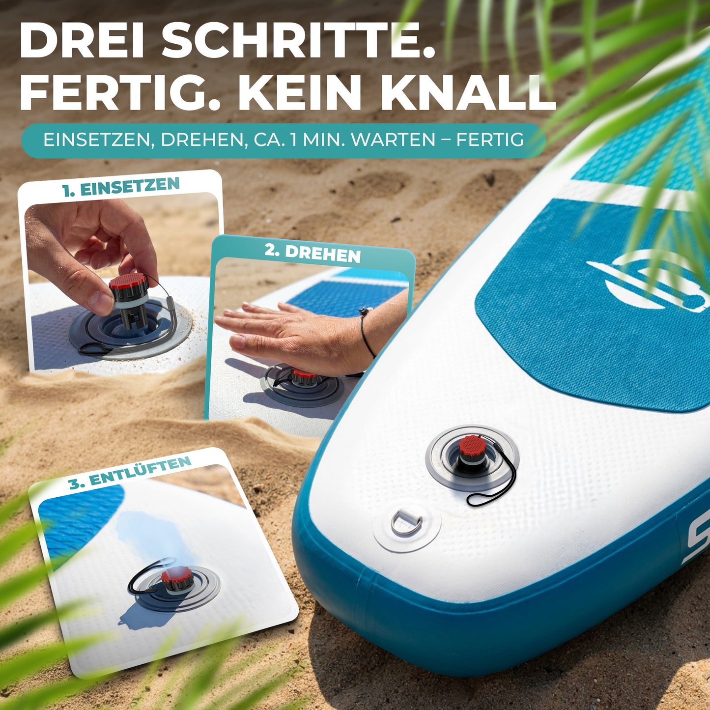 Silent SUP Deflator- 16x leiseres Luftablassen