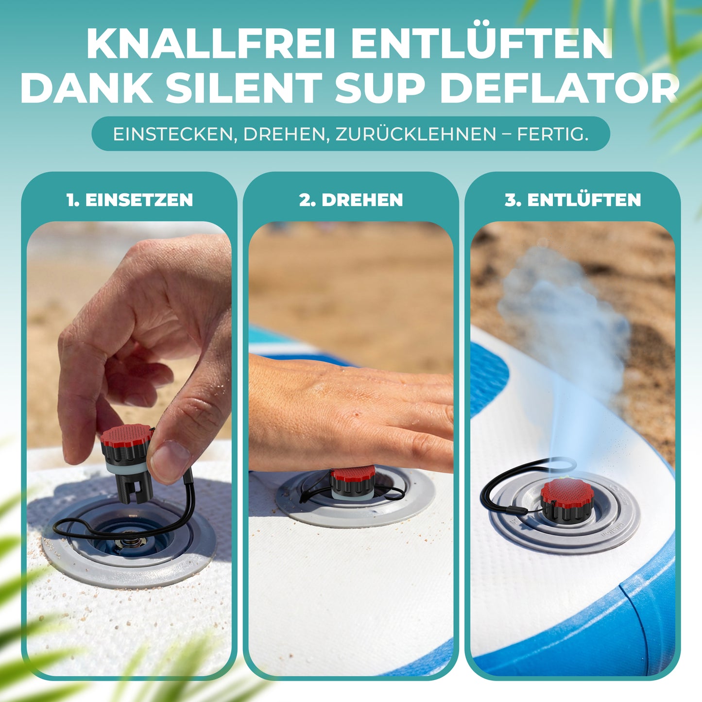 Silent SUP Deflator- 16x leiseres Luftablassen
