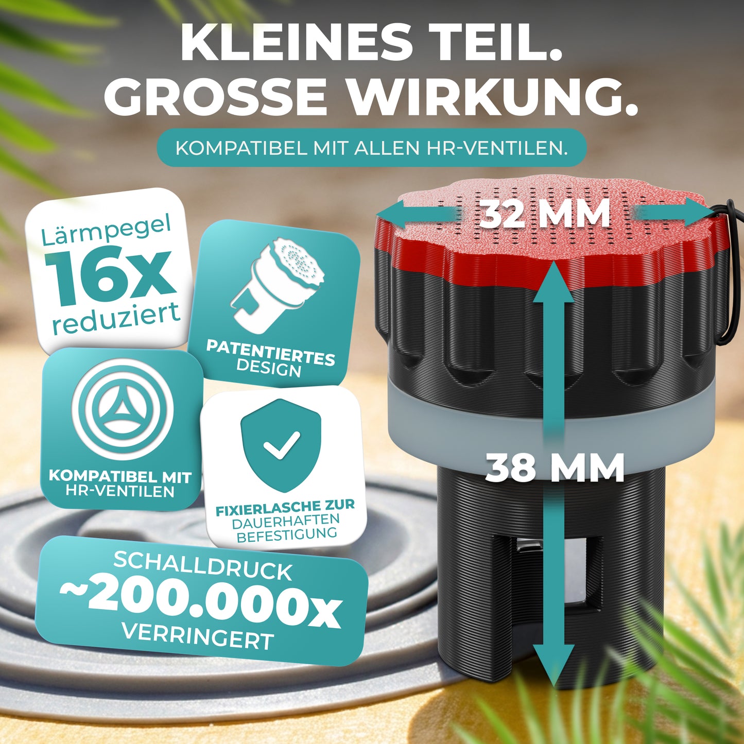 Silent SUP Deflator- 16x leiseres Luftablassen
