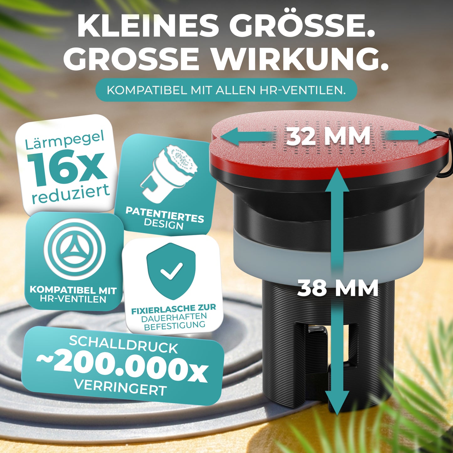 Silent SUP Deflator- 16x leiseres Luftablassen