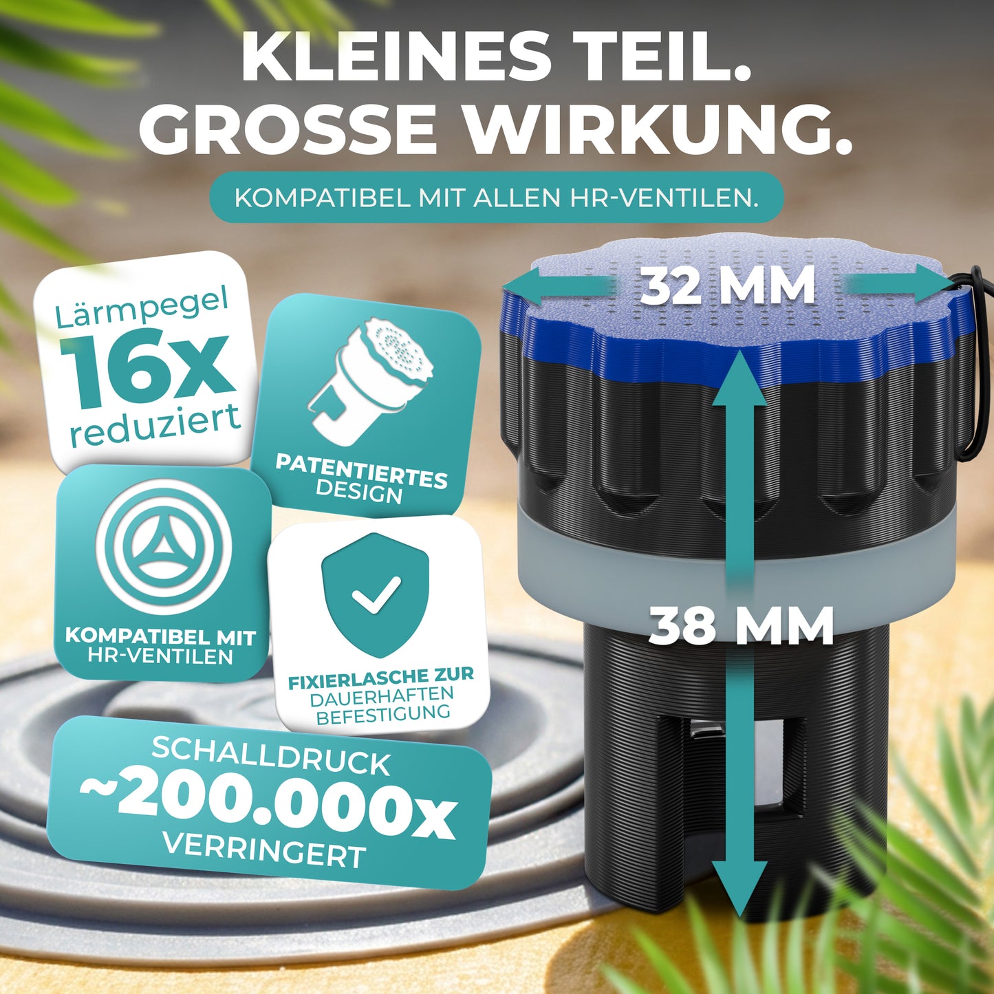 Silent SUP Deflator- 16x leiseres Luftablassen