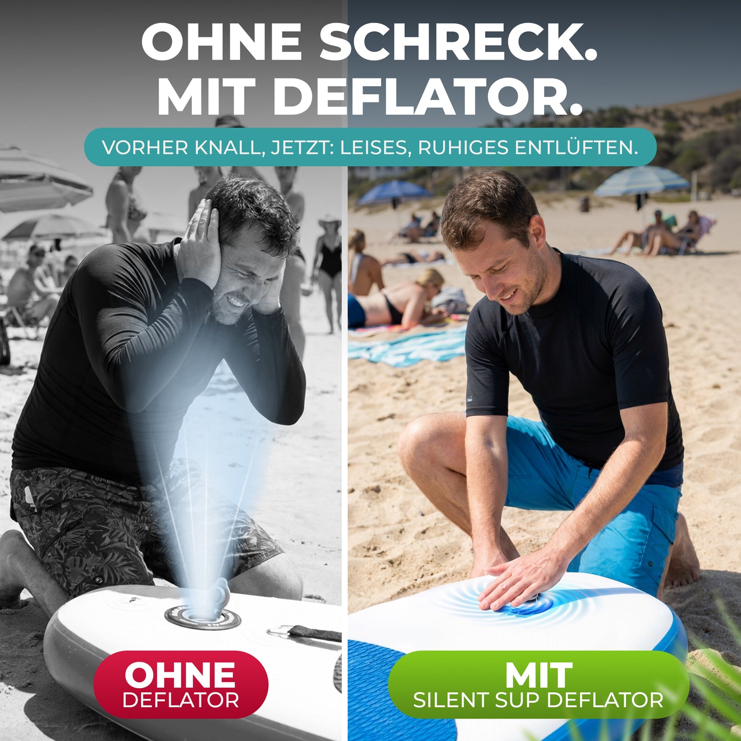 Silent SUP Deflator- 16x leiseres Luftablassen