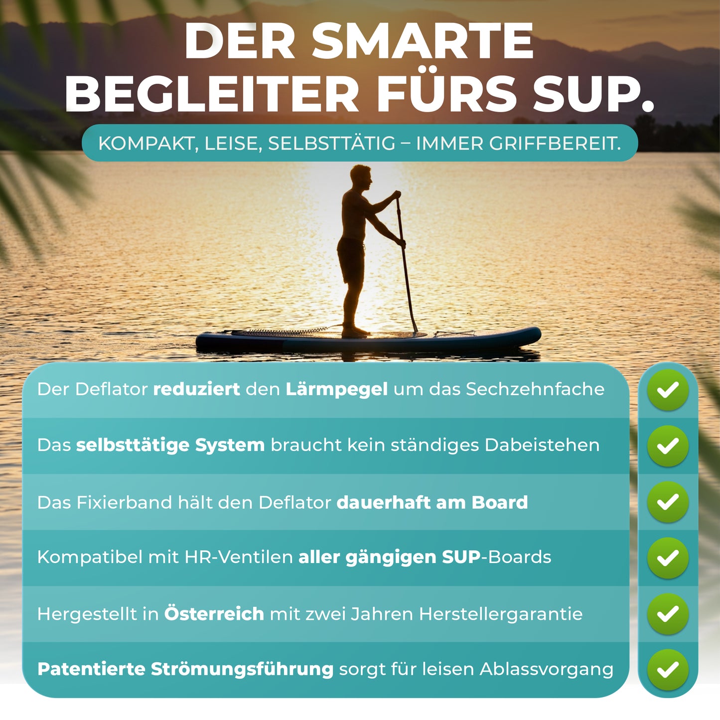 Silent SUP Deflator- 16x leiseres Luftablassen