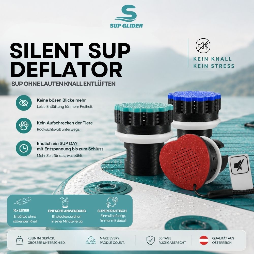 Silent SUP Deflator - 16x quieter deflation