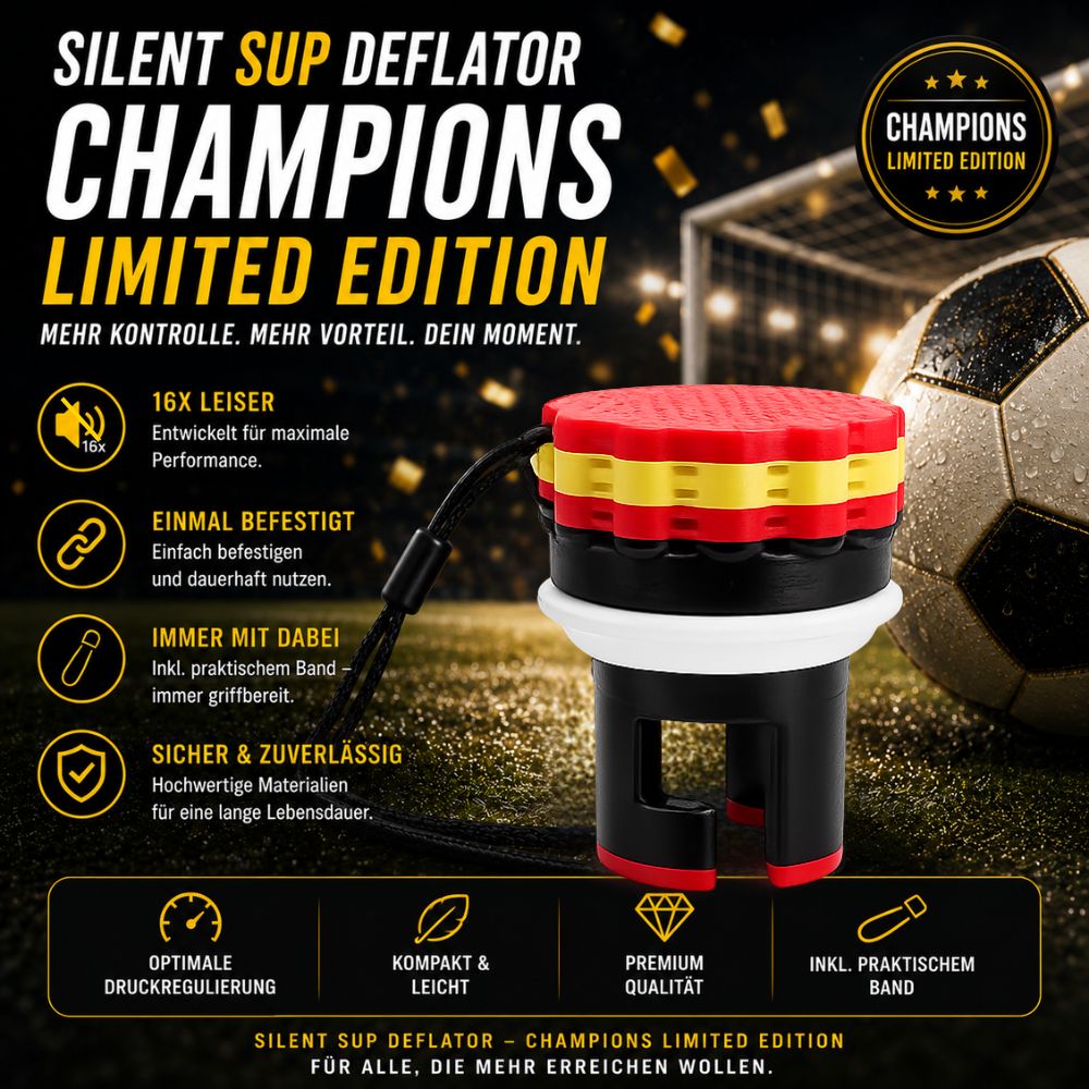 🏆 Silent SUP Deflator - Champions Limited Edition